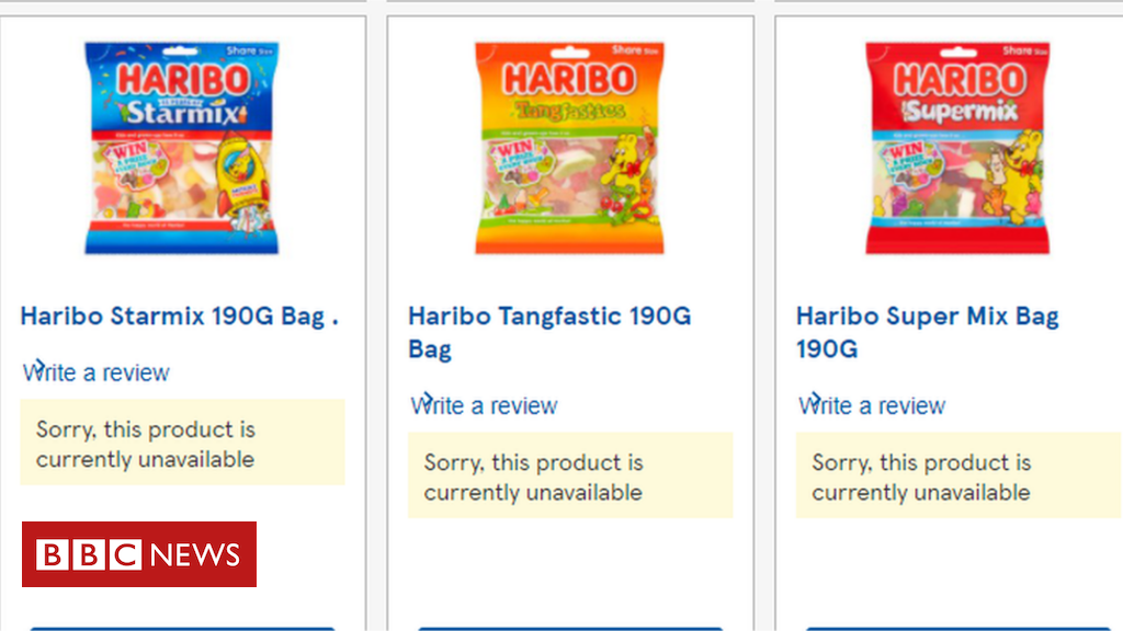 Haribo stocks run low at Tesco over price cut row