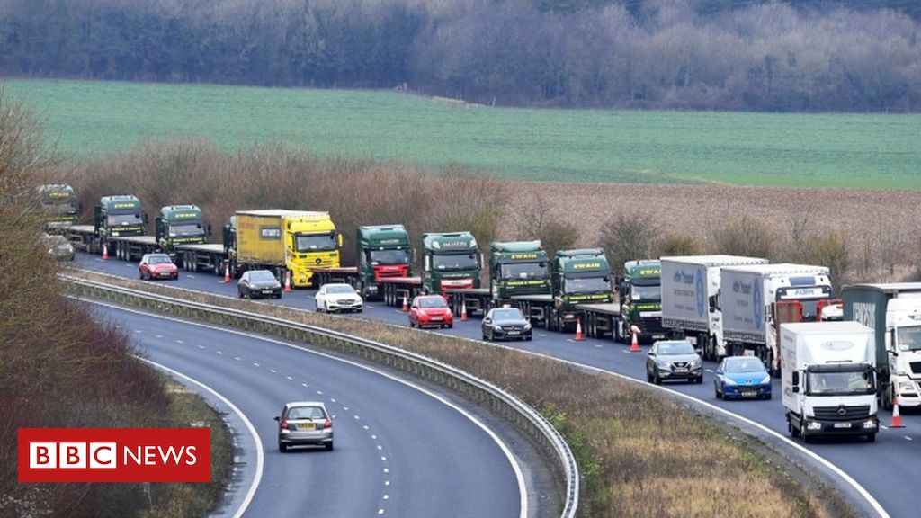 Brexit letter warns of 7,000-truck queues in Kent